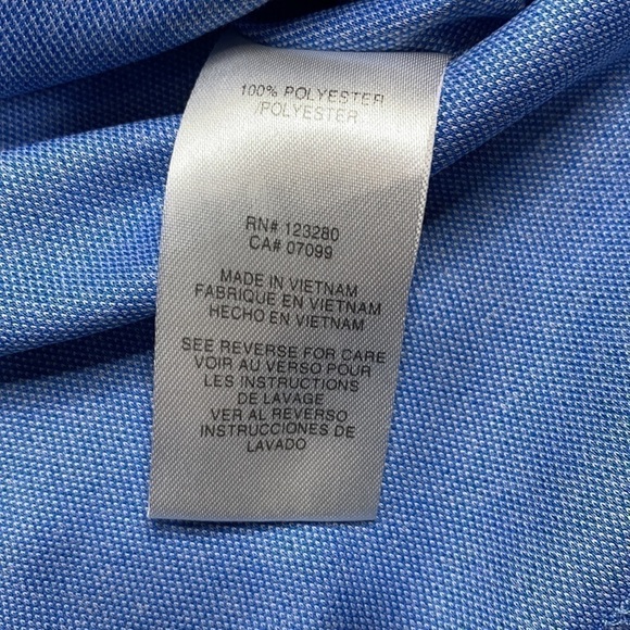 Travis Mathew Blue Polo Shirt - Picture 4 of 9